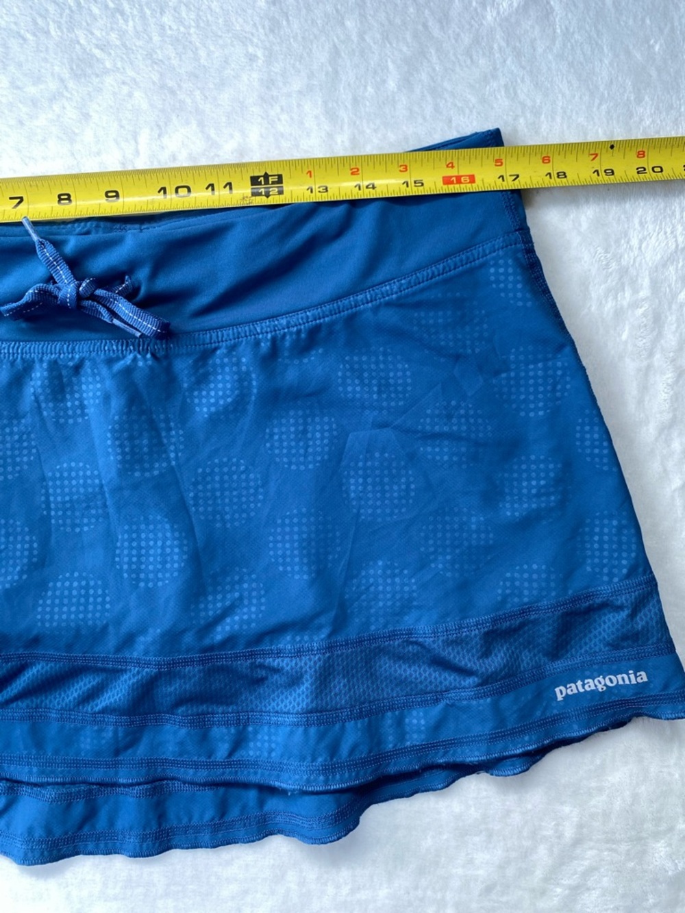 Patagonia Women's Strider Skirt Skort - Size Opal Dot Glass Blue Athletic - Picture 5 of 10